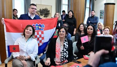 Match Maroc Croatie au Parlement