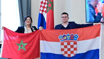 Match Maroc Croatie au Parlement